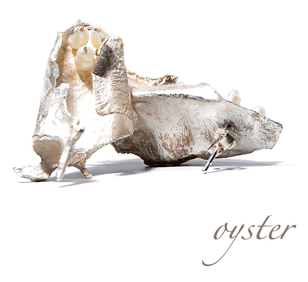 Oyster oorbellen